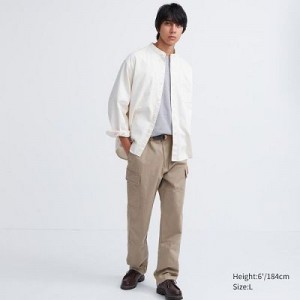 Beige Uniqlo Cargo Women Pants | 590147
