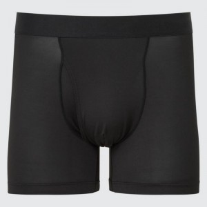 Black Uniqlo Airism Boxers Men Underwear | 395860