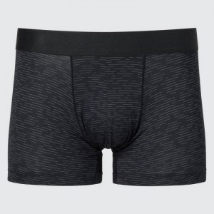 Black Uniqlo Airism Low Rise Boxers Men Underwear | 1858100