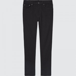 Black Uniqlo EZY Ultra Stretch Women Jeans | 9946093