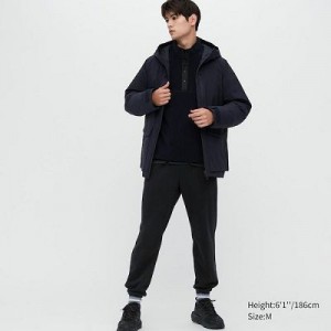 Black Uniqlo HEATTECH Pile-Lined Jogger Women Pants | 2272913