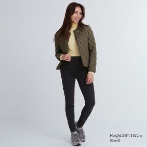 Black Uniqlo HEATTECH Ultra Stretch High-Rise Women Leggings | 6018780