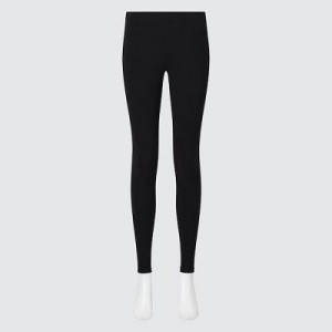 Black Uniqlo HEATTECH Ultra Warm Women Leggings | 7858743