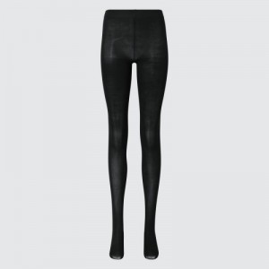Black Uniqlo HEATTECH Women Tight | 760185