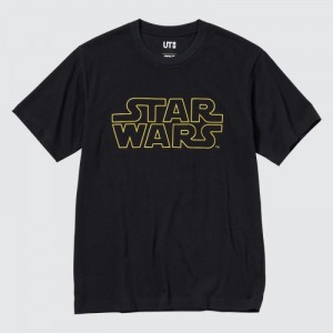 Black Uniqlo MAGIC FOR ALL FOREVER UT Short-Sleeve Women T Shirts | 5885787