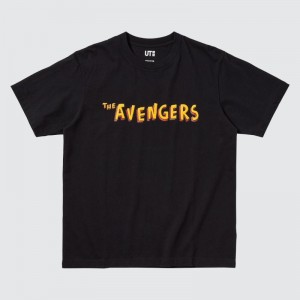 Black Uniqlo Magic For All Favorites Ut Short-sleeve Graphic Men T Shirts | 801682