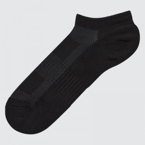 Black Uniqlo Pile Mesh Short Men Socks | 2957487