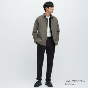 Black Uniqlo Slim Fit Chino Men Pants | 824305
