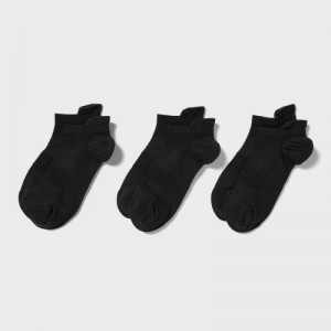 Black Uniqlo Sport Short (3 Pairs) Women Socks | 7547083
