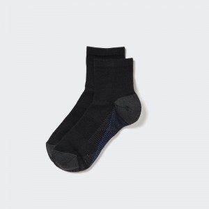 Black Uniqlo Sports Half Men Socks | 629918