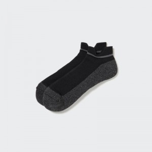 Black Uniqlo Sports Pile Short Men Socks | 2172352