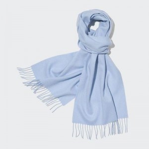 Blue Uniqlo Cashmere Women Scarves | 1808855