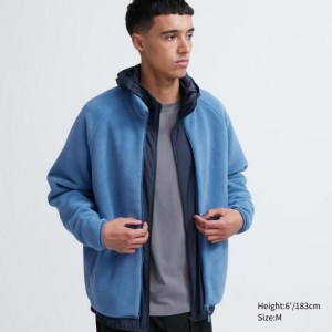 Blue Uniqlo Full-Zip Women Fleece | 4059064
