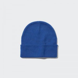 Blue Uniqlo HEATTECH Watch Women Caps | 4982393
