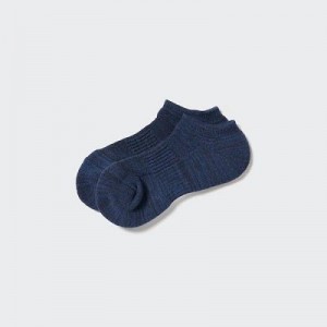 Blue Uniqlo Heattech Short Women Socks | 2479634