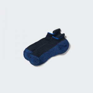 Blue Uniqlo Sports Pile-lined Short Men Socks | 4823088