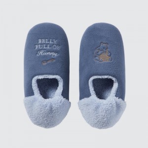 Blue Uniqlo Winnie the Pooh Collection Women Slippers | 2297416