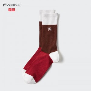 Brown Uniqlo HEATTECH Anti-Odor Women Socks | 3911307