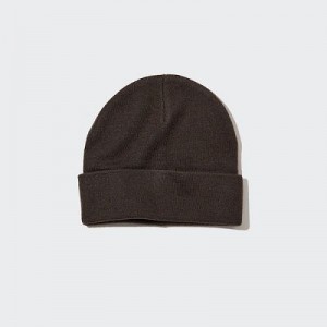 Brown Uniqlo HEATTECH Watch Women Caps | 9776006