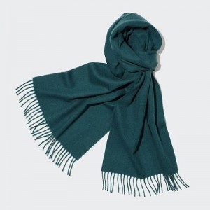 Green Uniqlo Cashmere Women Scarves | 7594190