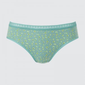 Green Uniqlo Mid-Rise Women Briefs | 4267135