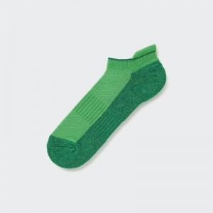 Green Uniqlo Sports Pile-lined Short Men Socks | 6653300