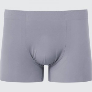 Grey Uniqlo Airism Ultra Seamless Boxer Men Underwear | 5758565