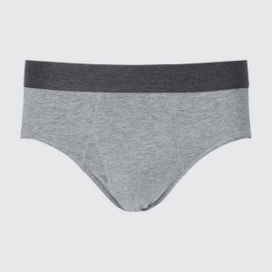 Grey Uniqlo Briefs Men Underwear | 2970286