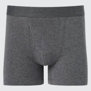 Grey Uniqlo Cotton Boxer Men Underwear | 7136079