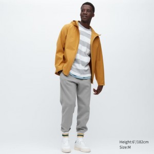 Grey Uniqlo Dry Stretch Jogger Men Pants | 5270632