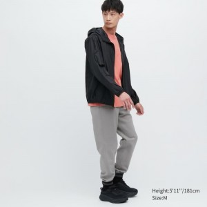 Grey Uniqlo Dry Stretch Jogger Men Pants | 4236106