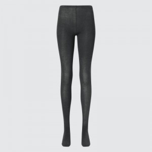 Grey Uniqlo HEATTECH Knitted Women Tight | 9352827