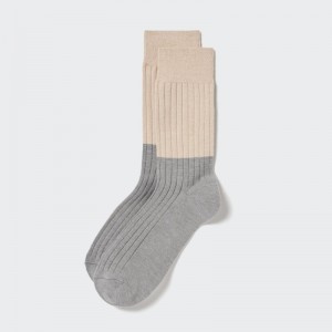 Grey Uniqlo HEATTECH Men Socks | 9535033