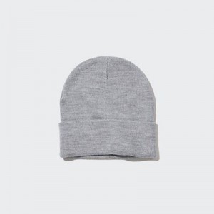 Grey Uniqlo HEATTECH Watch Women Caps | 2871823