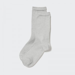 Grey Uniqlo HEATTECH Women Socks | 3497365