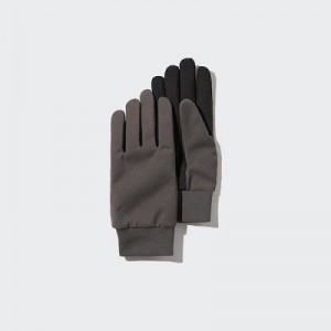 Grey Uniqlo Heattech Lined Function Women Gloves | 2357509