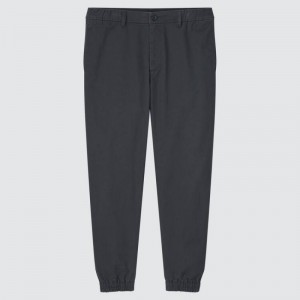 Grey Uniqlo Joggers Men Pants | 1882602