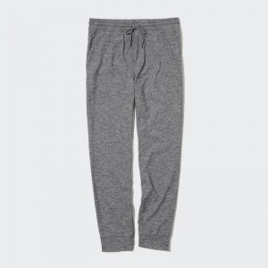 Grey Uniqlo Ultra Stretch Active Jogger Men Pants | 3242839