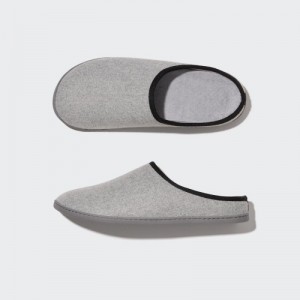 Grey Uniqlo Wool Like Women Slippers | 5880140