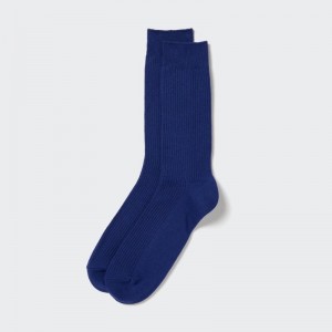 Navy Uniqlo Colorful 50 Men Socks | 5465592