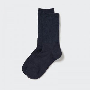 Navy Uniqlo HEATTECH 2-Way Women Socks | 9323708