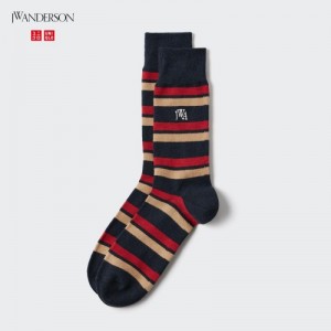 Navy Uniqlo HEATTECH Anti-Odor Women Socks | 9459784