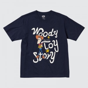 Navy Uniqlo Magic For All Timeless Favorites Ut Short-sleeve Graphic Men T Shirts | 8314921