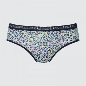Navy Uniqlo Mid Rise Women Briefs | 6175458