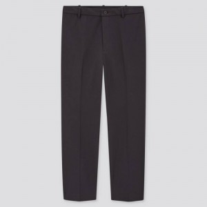 Navy Uniqlo Smart Comfort Ankle Length Men Pants | 5024698