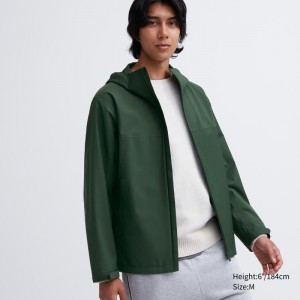 Olive Uniqlo Blocktech 3d Cut Men Parka | 2600869