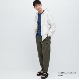 Olive Uniqlo Cargo Women Joggers | 2054642