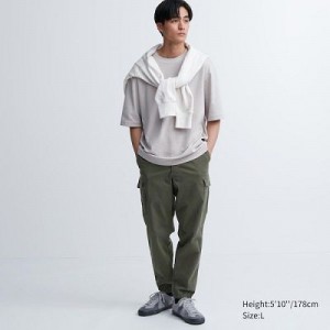 Olive Uniqlo Cargo Women Joggers | 3808267