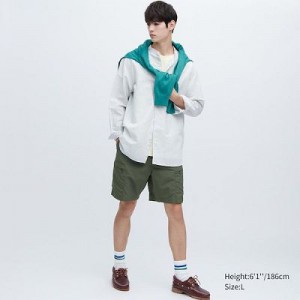 Olive Uniqlo Geared Women Shorts | 6343930
