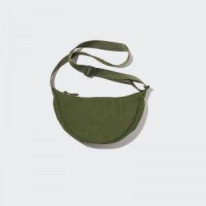 Olive Uniqlo Round Mini Women Crossbody Bags | 6527883